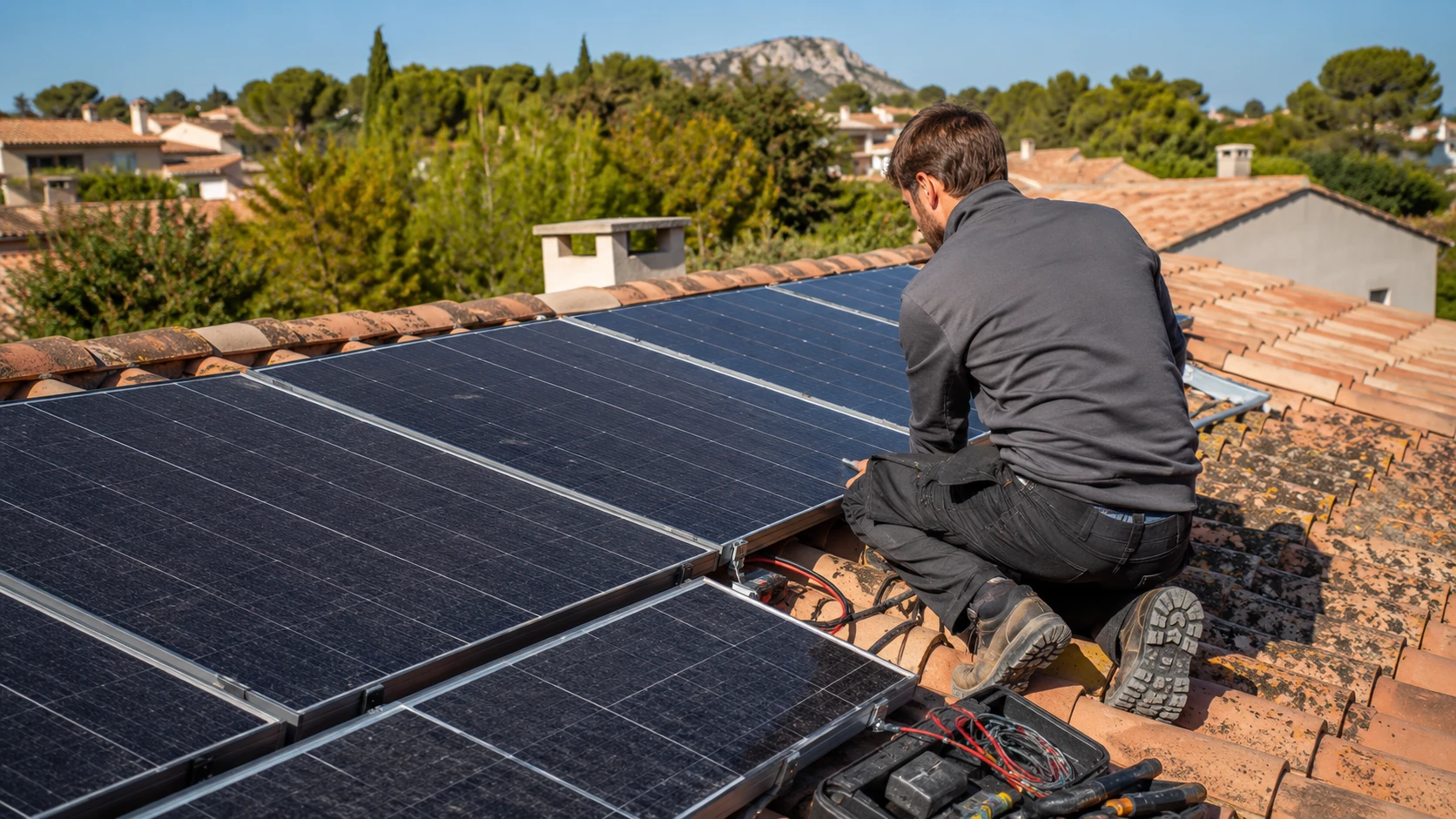 Contrôle d'une installation photovoltaïque après une baisse de production
