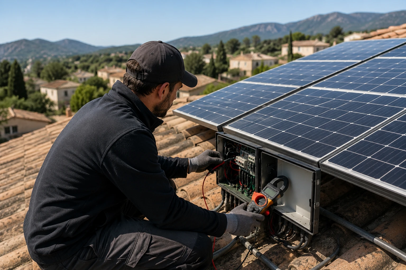 Maintenance technique d'une installation photovoltaïque existante